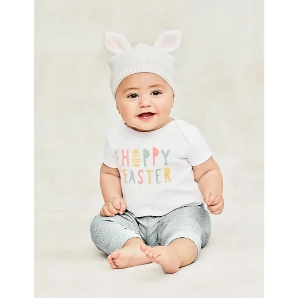 CARTER’S BABY BOY 12M Hoppy Easter Bodysuit and Pants Set